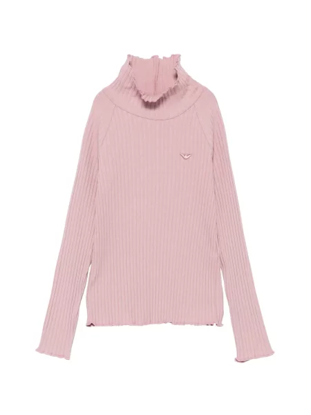 Top dziecięcy Emporio Armani różowy