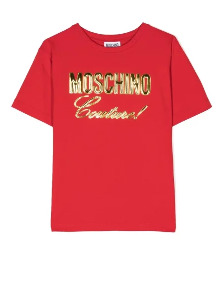 Koszulka dziecięca Moschino czerwona