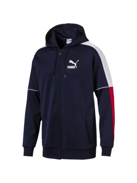 Hanorac cu glugă Puma cu autograf albastru
