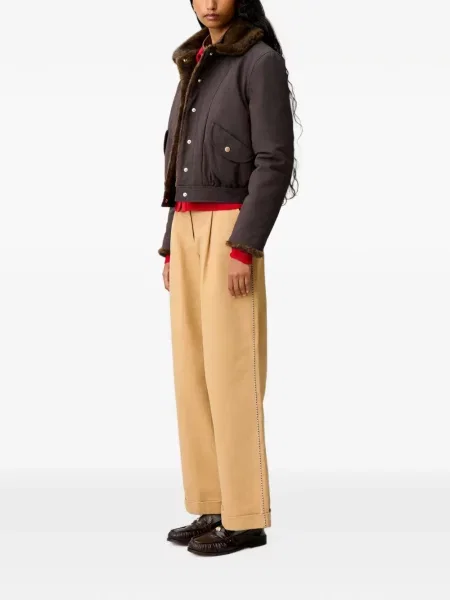 Scurt reversibil geacă parka Claudie Pierlot maro