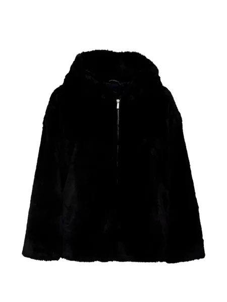 Geacă 's Max Mara cu blană negru