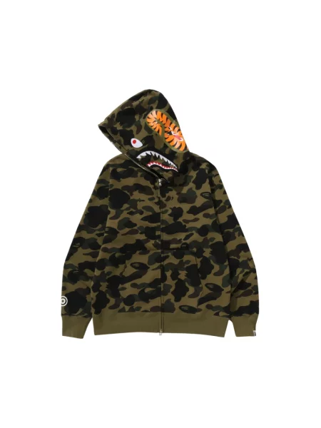 Bluza z kapturem A Bathing Ape® zielona