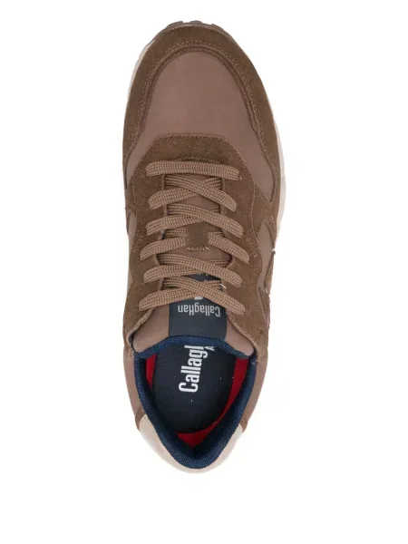 Sneakerși Callaghan din piele maro