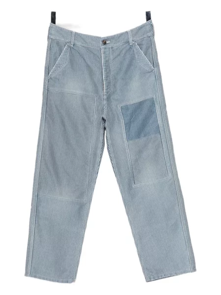 Pruhované kalhoty Visvim modré