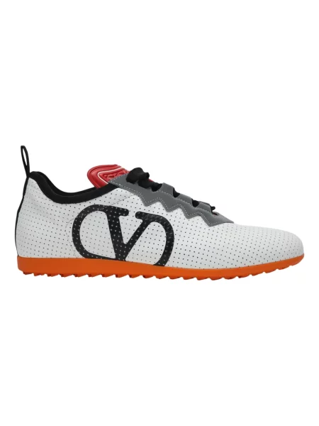 Lniane sneakersy Valentino Garavani białe