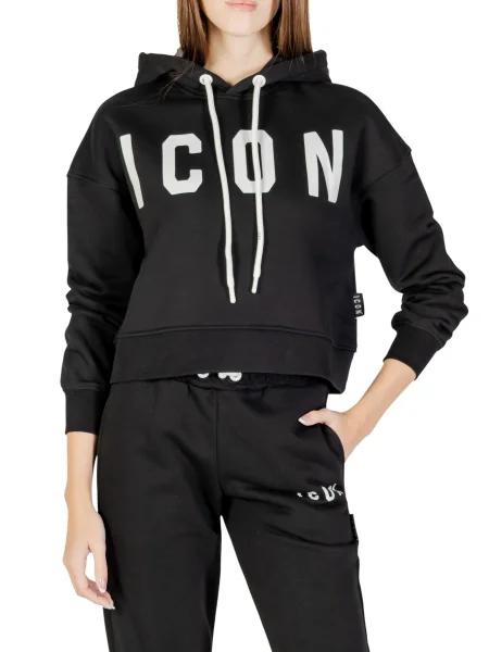 Bluza z kapturem Icon z kapturem czarna