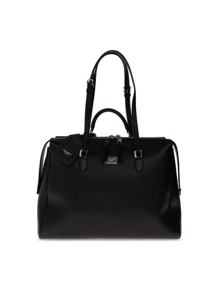 Torba Dolce And Gabbana skórzana czarna