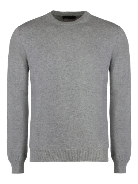 Pulover Moorer din cașmir cu decolteu rotund gri