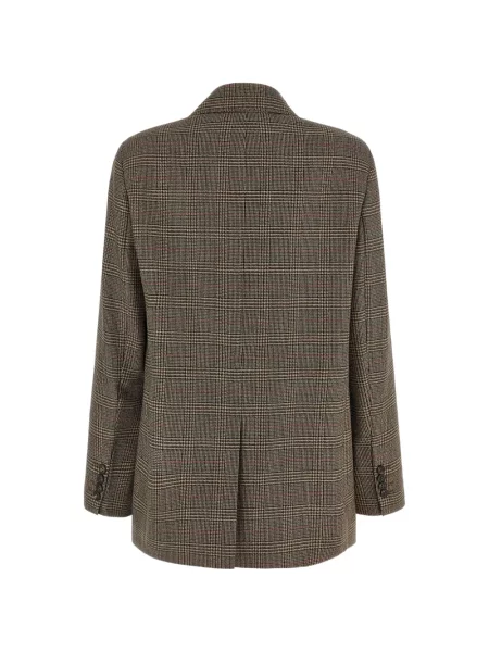 Sacou Max Mara în carouri maro