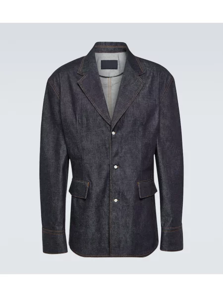 Дънково яке Prada синьо