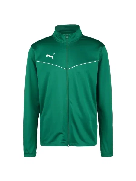 PUMA Jakna za trening TeamRise travnato zelena bela