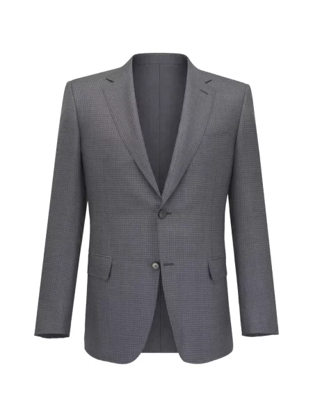 Costum Canali în carouri gri