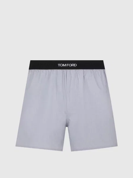 Труси-боксери з нашивкою логотипа Tom Ford сірі