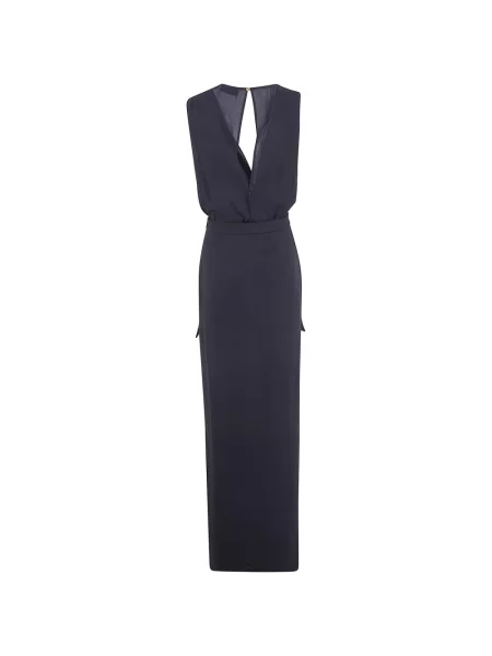 Sukienka maxi Elisabetta Franchi czarna