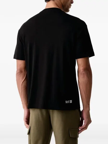 Μπλούζα Ea7 Emporio Armani με σχέδιο μαύρο