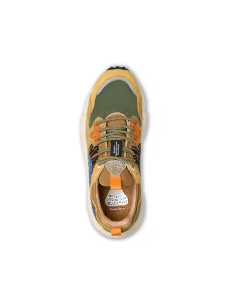 Pantofi Flower Mountain cu model floral galben