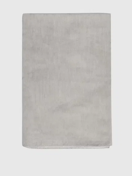 Хустка з шовком Moorer сіра