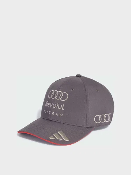 Переработанный кепка Adidas серая