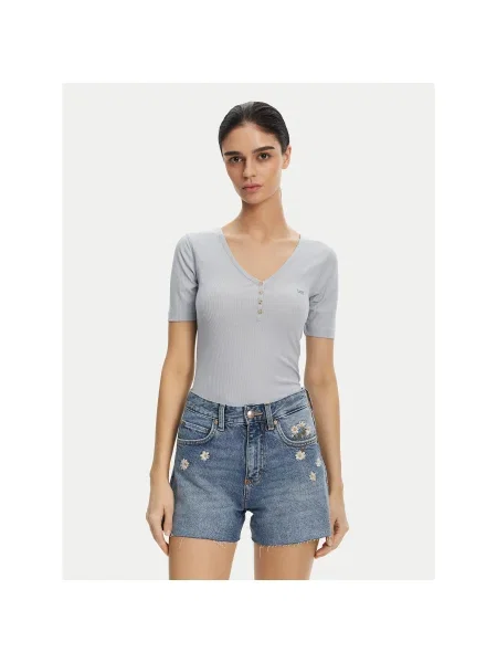Lee Póló Henley Slim Fit kék