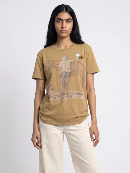 Tricou Newtone maro