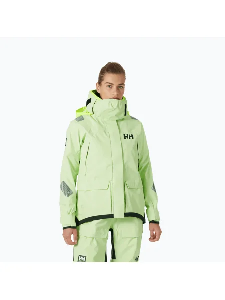 Geacă de navigație pentru femei Helly Hansen Skagen Pro washed lime
