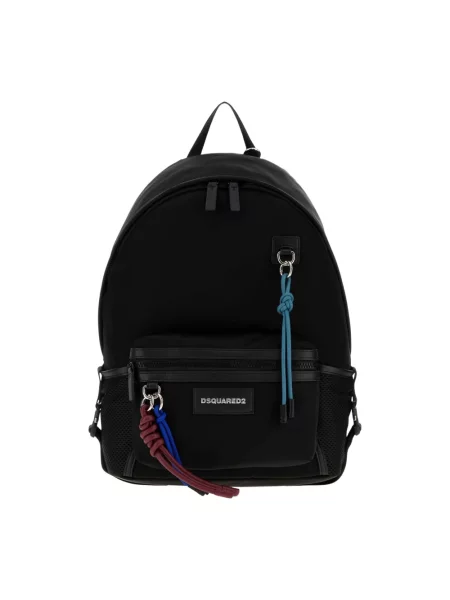 Torba Dsquared2 skórzana czarna