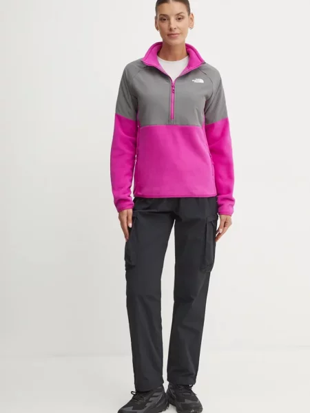 The North Face Športni pulover Glacier Heavyweight vijolična