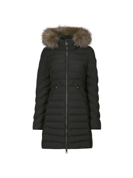 Geacă Superdry cu glugă negru