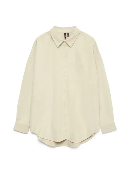 VERO MODA Bluză VMSANNE deschis gri