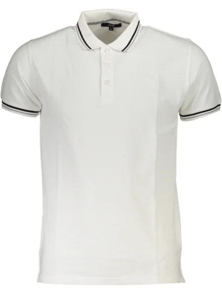 Polo Cavalli Class cu mâneci scurte alb