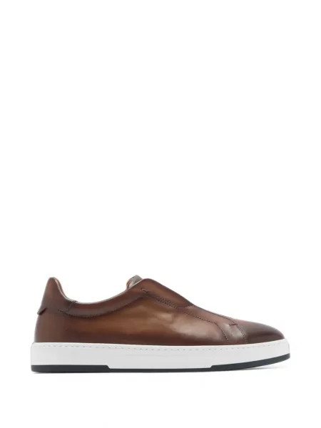 Sneakerși Magnanni din piele maro