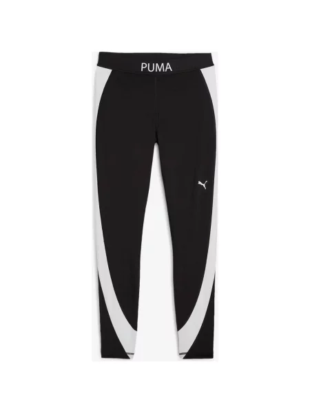 Legginsy długie Puma Strong Colorblock czarne XS białe