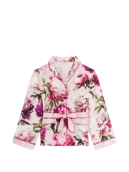 Koszula dziecięca Dolce And Gabbana różowa