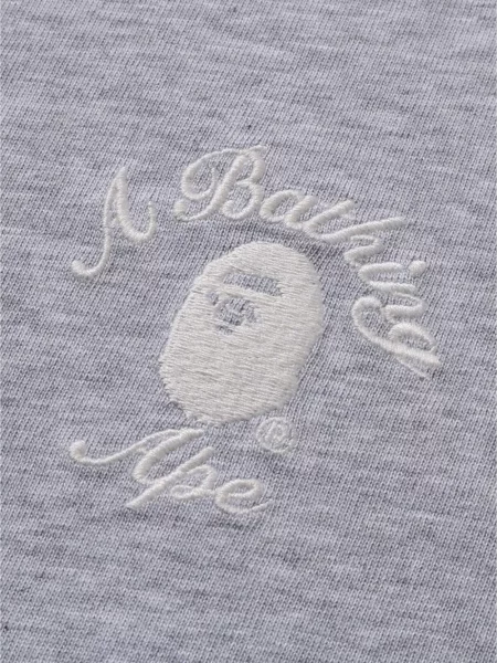 Tricou A Bathing Ape® cu broderie gri