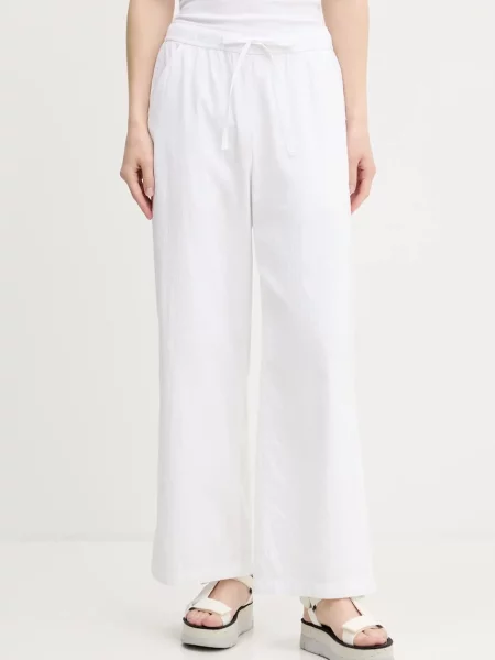 Hlače Hollister Co. bela