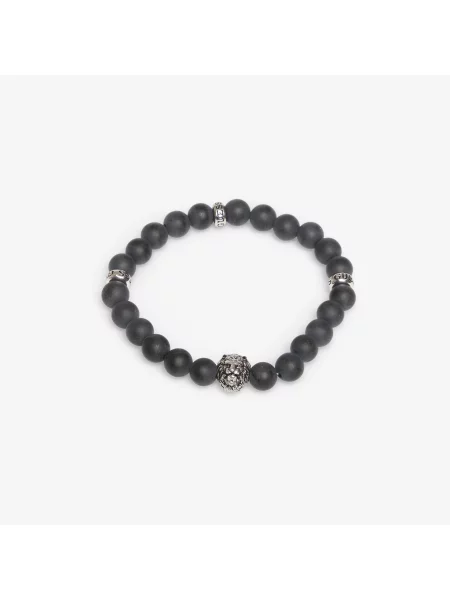 Βραχιόλι GUESS Lion King Bracelet Steel Universal μαύρο