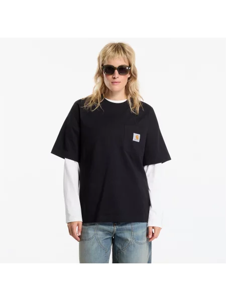 T-shirt Carhartt WIP S/S Work Pocket T-Shirt UNISEX Black XL μαύρο