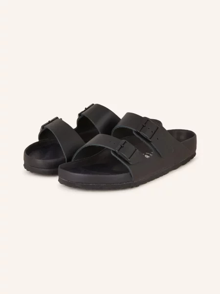 Kožené pantofle Birkenstock černé