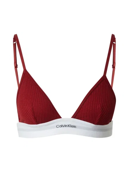 Calvin Klein Underwear Sutien roșu bordeaux alb