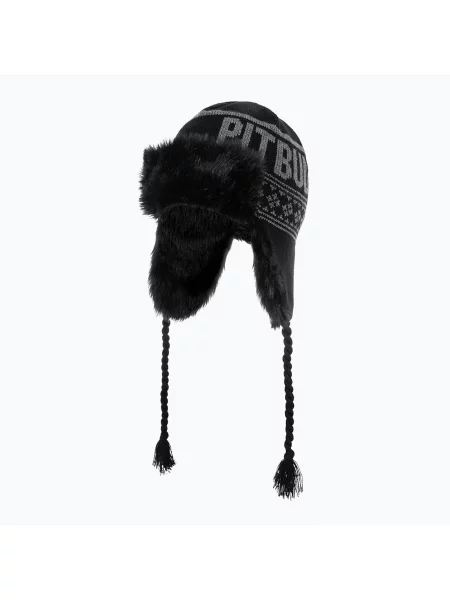Мъжка зимна шапка Pitbull Beanie Mission Bay black/dark grey черно