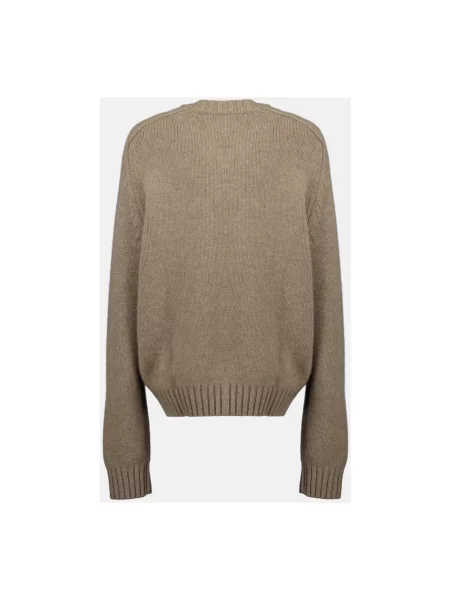 Sweter Khaite z kaszmiru brązowy