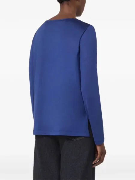 Tricou Max Mara lung albastru