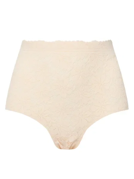 Selmark Класически бикини с висока талия розов