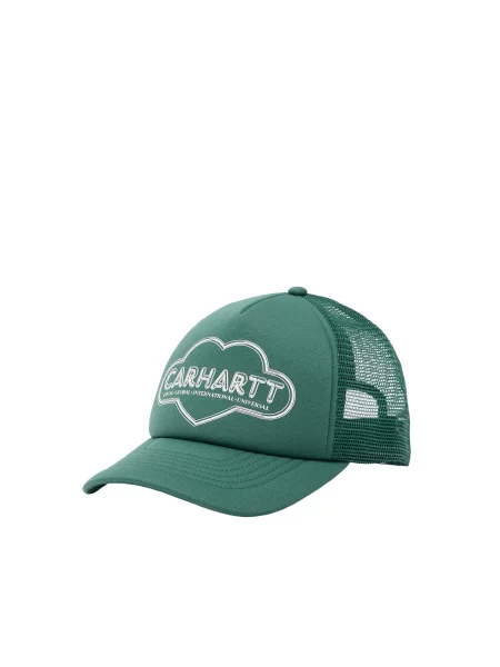 Carhartt WIP Șapcă verde pin alb