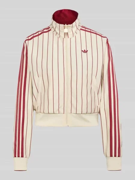 Bluza rozpinana o kroju regular fit z opcją dwustronnego noszenia i haftami z logo Adidas Originals biała