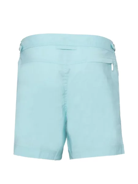 Slip de baie Tom Ford cu cataramă albastru