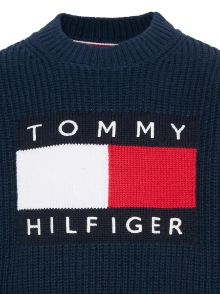 Sweter dziecięcy Tommy Hilfiger niebieski