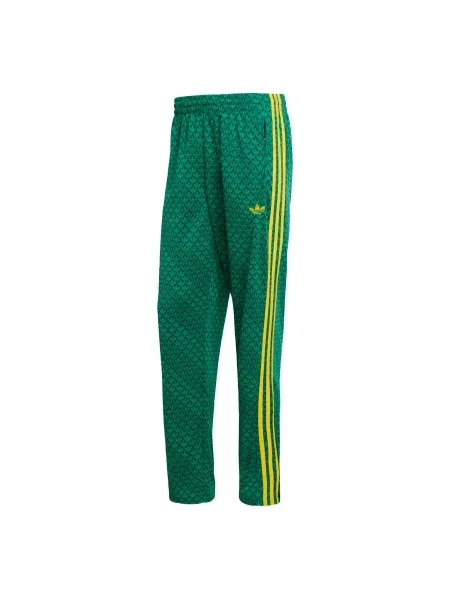 ADIDAS ORIGINALS Pantaloni Firebird închis / verde / verde închis galben