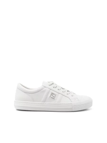 Sneakersy Fendi skórzane białe