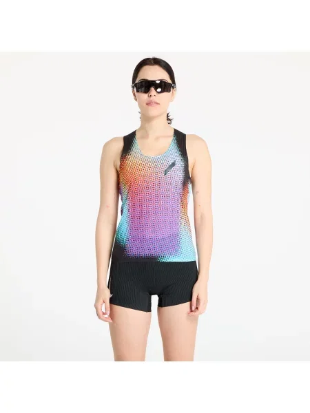 Kamizelka Soar Running w grochy do biegania czarna